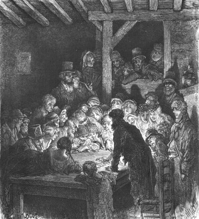 Thieves Gambling by Gustave Dore
