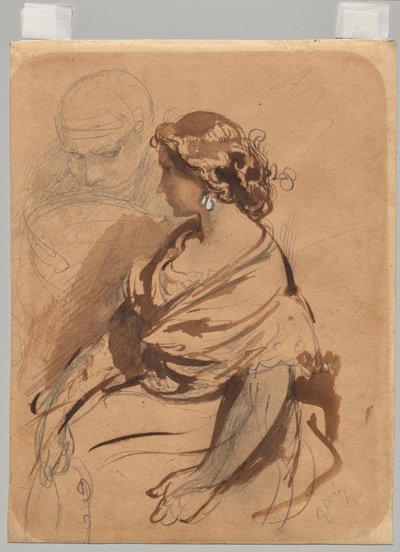 Young Woman from Valence by Gustave Dore