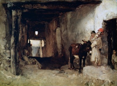 A House in the Sahara, 1880s by Gustave Guillaumet