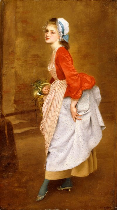 The Chambermaid by Gustave Jacquet