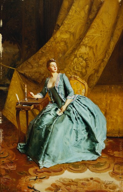 The Missive by Gustave Jacquet