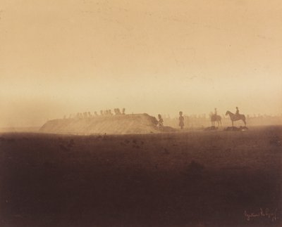 Cavalry Maneuvers, Camp de Châlons by Gustave Le Gray