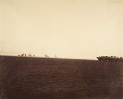 Cavalry Maneuvers, Camp de Châlons by Gustave Le Gray
