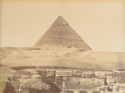 Pyramids of Giza by Gustave Le Gray