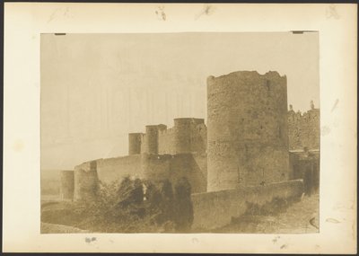Ramparts of Carcassone by Gustave Le Gray