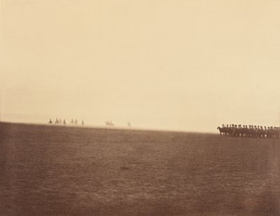 Troops Along the Horizon by Gustave Le Gray