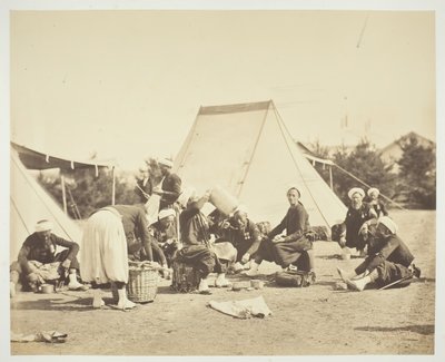 Untitled [Zouaves], 1857 by Gustave Le Gray