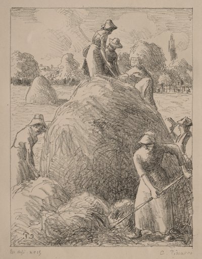 Haymakers of Eragny by Gustave Leheutre