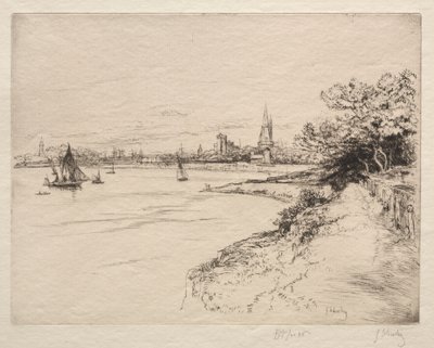 The Cliff of Orbigny by Gustave Leheutre