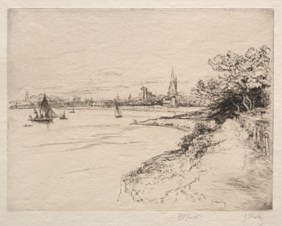 The Cliff of Orbigny by Gustave Leheutre