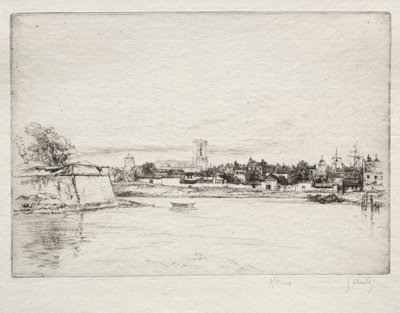 The Little St. Eloi, La Rochelle by Gustave Leheutre