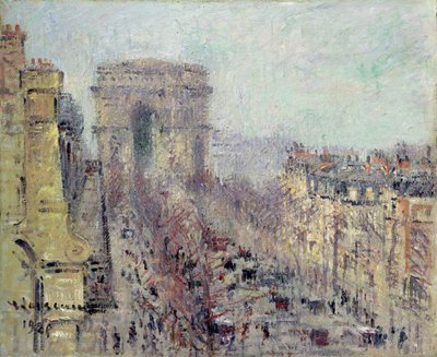 Avenue de Friedland, Paris by Gustave Loiseau