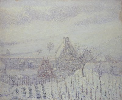Blizzard at Hedouville by Gustave Loiseau