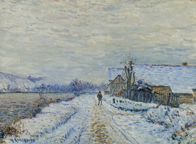 Snow Effect at Tournedos, 1899 by Gustave Loiseau