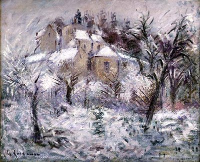 Houses at Pontoise by Gustave Loiseau