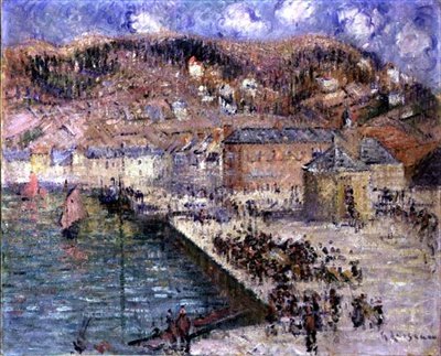 The Fish Market by Gustave Loiseau