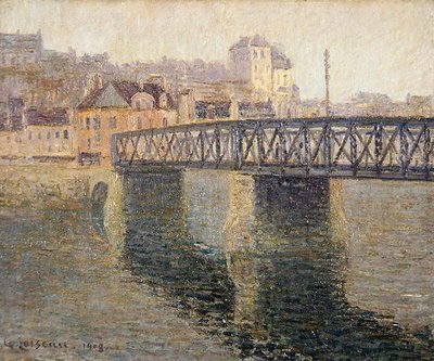 The Iron Bridge at St. Ouen by Gustave Loiseau