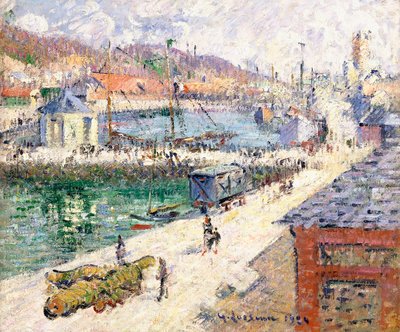 The Port of Fecamp by Gustave Loiseau