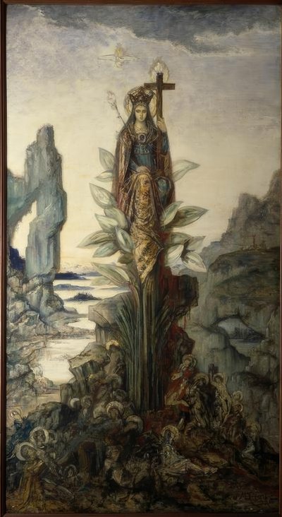 Mystic Flower by Gustave Moreau