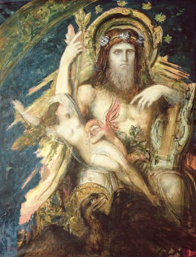 Jupiter and Semele by Gustave Moreau