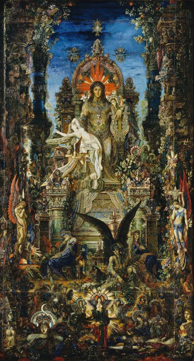 Jupiter and Semele, 1894-95 by Gustave Moreau