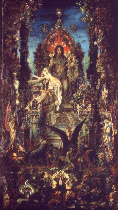 Jupiter and Semele by Gustave Moreau