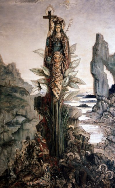 Mystic Flower by Gustave Moreau