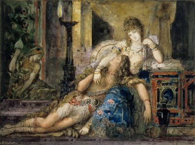 Samson and Delilah by Gustave Moreau