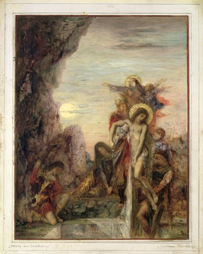 The Entombment, c.1867 by Gustave Moreau