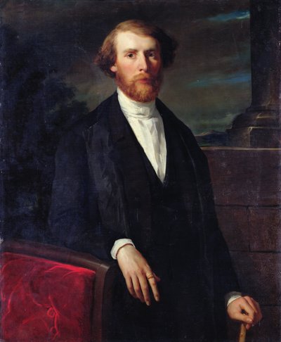 Portrait of Pierre Schlumberger, 1864 by Gustave Ricard