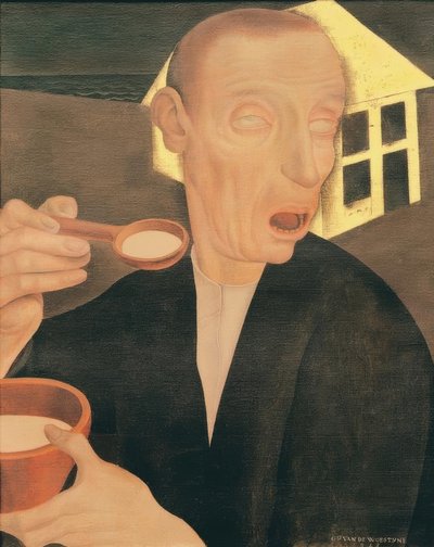 The Blind Man with Porridge by Gustave Van de Woestyne