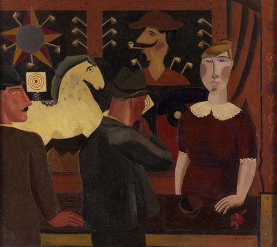 The Shooting Gallery by Gustave de Smet