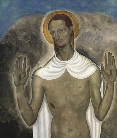 Christ Showing his Wounds by Gustave Van de Woestyne