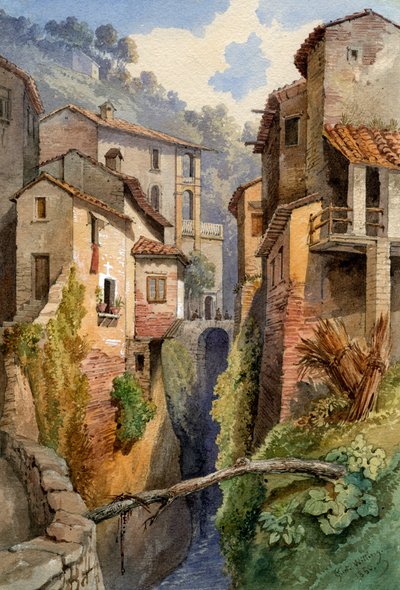 Lucca, Tuscany, Italy, 1850 by Gustavo Witting