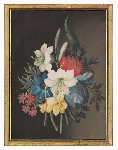 Still Life of Floral Bouquet by Gustavus Hamilton