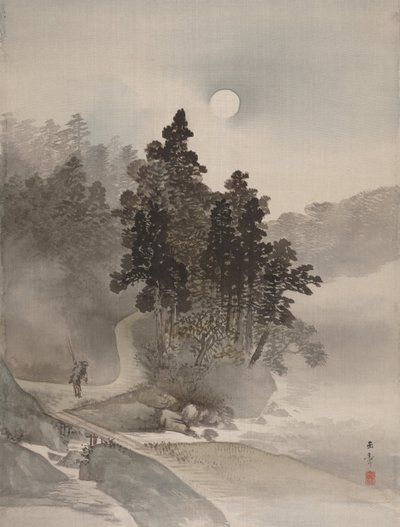 Traveling by Moonlight by Gyokusho Kawabata
