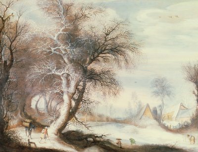 Winter Landscape by Gysbrecht Lytens or Leytens