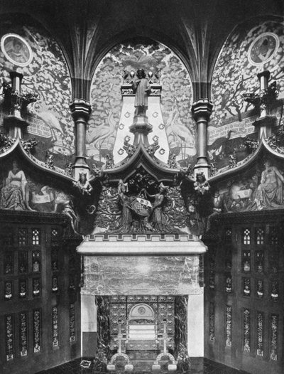 The Chaucer Room, Cardiff Castle, Wales by HN King