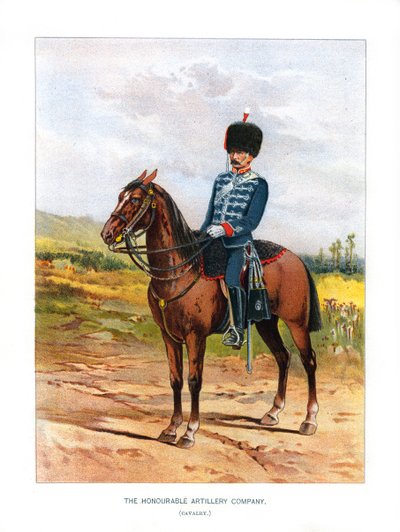 The Honourable Artillery Company Cavalry by H. Bunnett