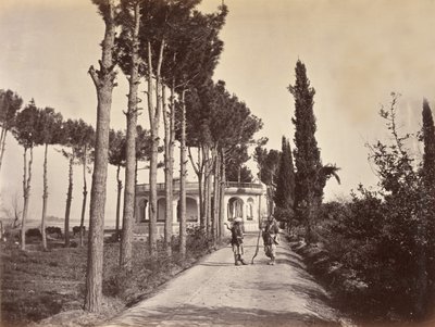 Afghans in Babur’s Gardens, Jalalabad, 1878 by H. Charuis