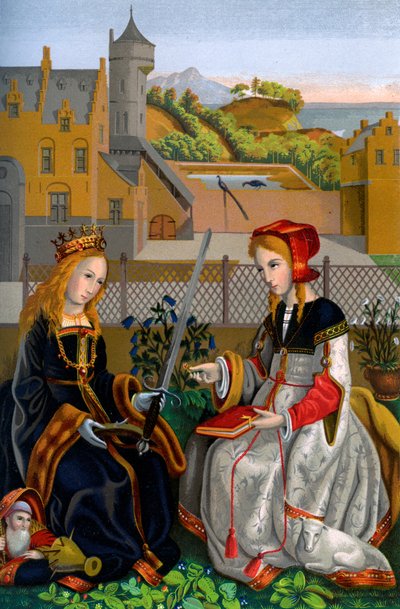 Saint Catherine of Alexandria by H Moulin