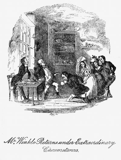 The Pickwick Papers by Hablot Knight Browne