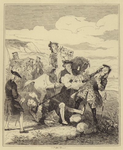 Campbell Shooting the Earl of Eglinton by Hablot Knight Browne