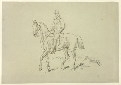 Horseman by Hablot Knight Browne