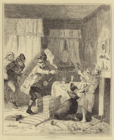 The Burglars by Hablot Knight Browne