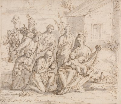 The Adoration by Hamlet Winstanley