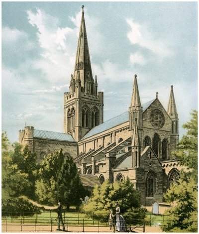 Chichester Cathedral, Sussex by Hanhart