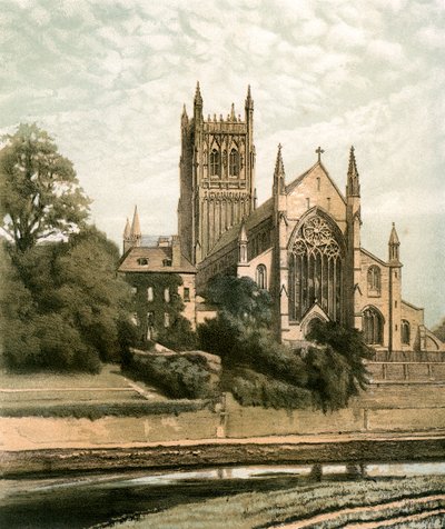 Worcester Cathedral, Worcestershire by Hanhart