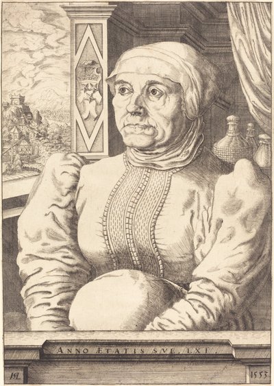 Felicitas von Eckh (-Freyberg) by Hanns Lautensack