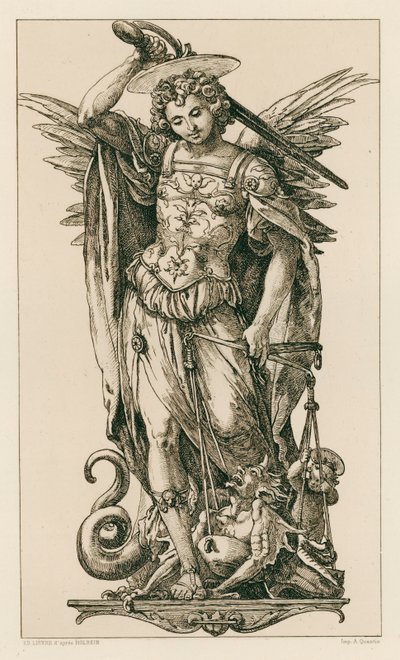 Saint Michael by Hans (after) Holbein the Younger